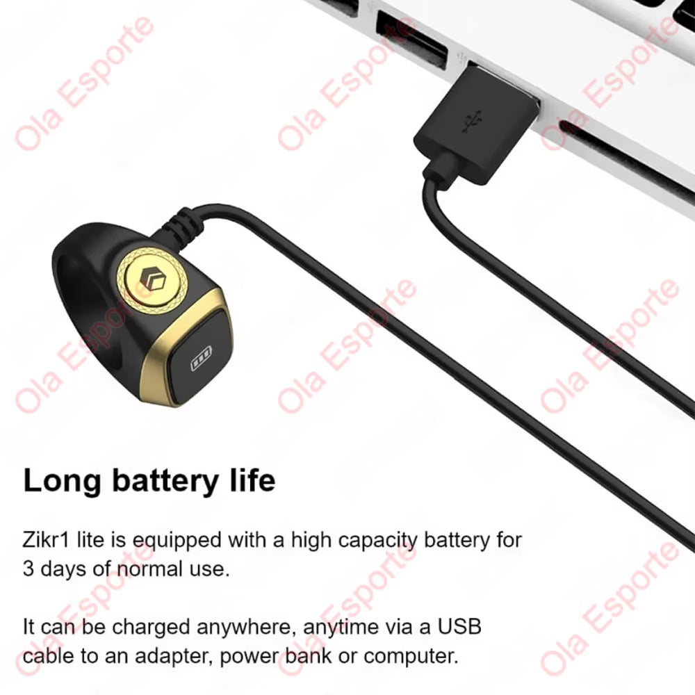 خاتم ذكي بتصميم عصري وألوان متعددة